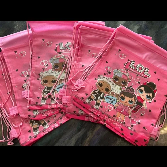 92 pieces LOL SURPRISE! Birthday Party Supplies - PARTY bonus sling backpack
